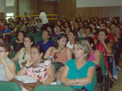 A solenidade contou com a presena do Secretrio  Municipal de Educao, Washigton Bonfim