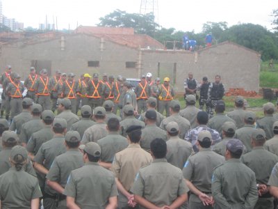 O Governador conheceu o efetivo do Ronda Cidado