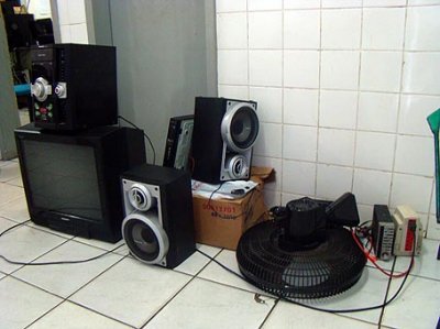 itens apreendidos