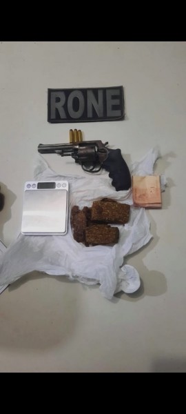 materiais apreendidos pela PMPI