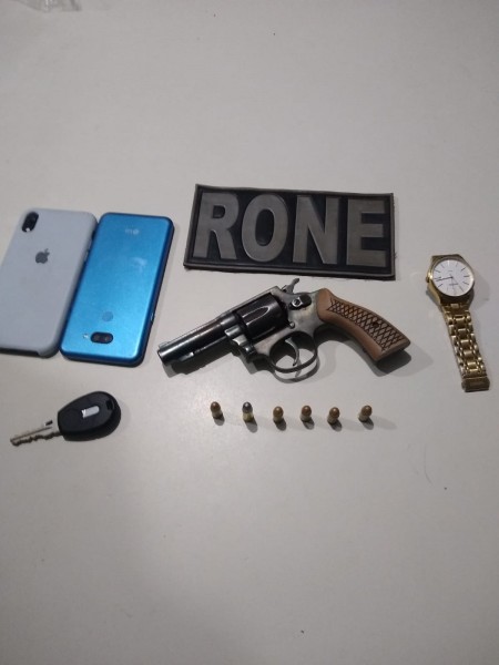 Apreenses de arma de fogo pela PMPI nesta semana