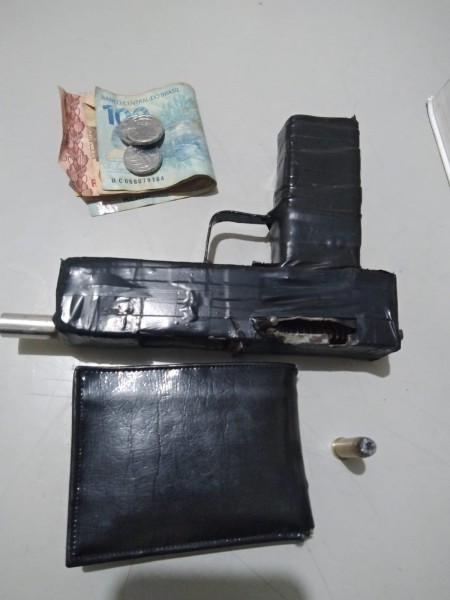 Armas recuperadas pela PMPI no ltimo fim de semana