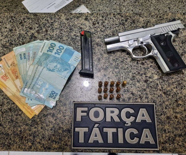 Armas de fogo apreendidas pela PMPI em Parnaba