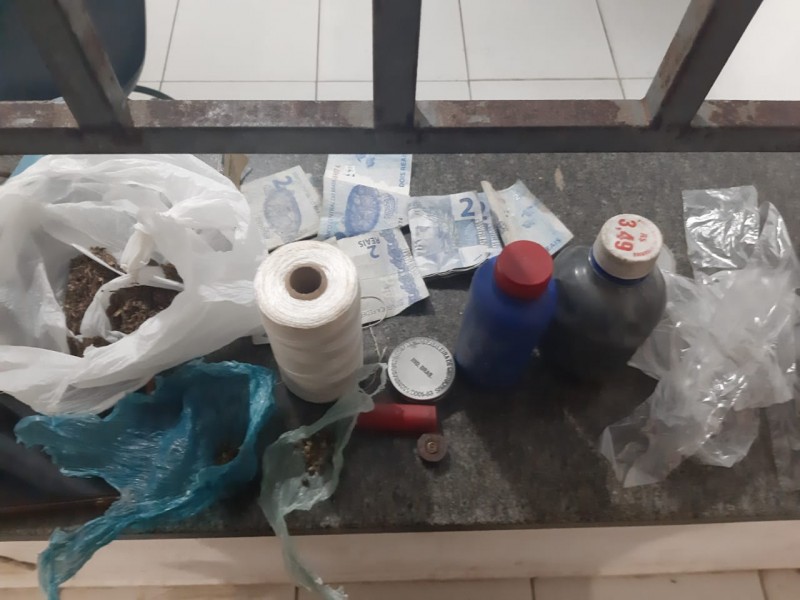 materiais apreendidos