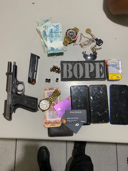 Armas apreendidas