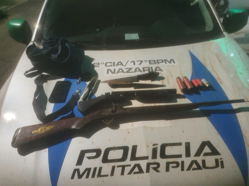 Armas apreendias final de semana 14.02