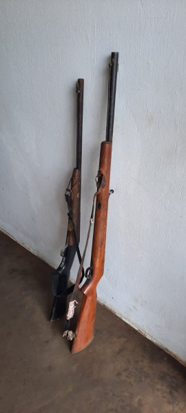 Armas de fogo apreendidas em Jacobina-PI