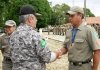 Coronel Prado e  o aluno CFS F.Soares, 